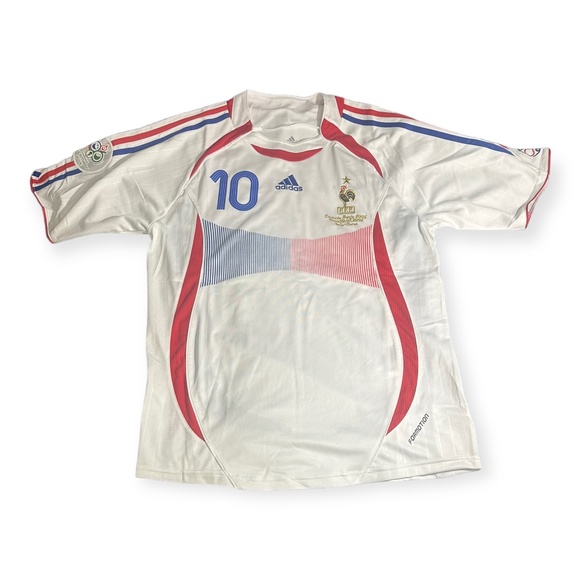 2006 FIFA WORLD CUP FINAL France kit. Zinedine Zidane soccer football jersey - Picture 1 of 3